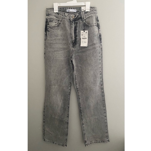 Zara Z1975 Straight Leg Full Length Jean Size 6 - Picture 1 of 8